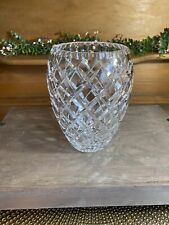 Ceska Canterbury Elegant Glass Crystal Flower Vase 6.5
