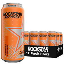 Rockstar Recovery Orange with Electrolytes Energy Drink, 16 fl oz, 12 Pack Cans picture