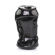 MUXIANG Black Ceramic Tobacco Pipe Cans Pipe Smoking Unique Pipe Gift For Man picture