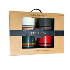 Pendleton National Parks Collectible Stoneware Mugs, 4-Pack 18 oz. capacity. picture