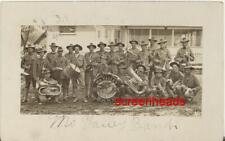 1909 MO. VALLEY MILITARY BAND RPPC PHOTO VG VG Missouri Valley Iowa picture