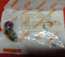 Three (3) Sealed Vintage 6210-00-869-2909 Dialight Indicators  - New Old Stock picture