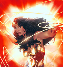 Adam Hughes LE SDCC SIGNED DC Comics JLA Art Print Wonder Woman Strength #79/150 picture