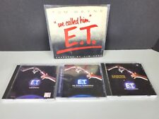 Universal Studios E.T. The Extraterrestrial 3 diff.  CD's and 45 record ~ C37D picture