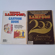 National Lampoon - Lot of 2 - 20th Anniversary Edition & Cartoon Book picture