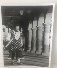Vintage B & W Clown Photo 8 x 10 picture
