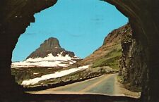 Postcard MT Glacier National Park Mt Clements through Tunnel 1975 PC G6741 picture