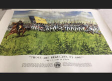 Vintage Military Poster “Those Are Regulars, By God” 1953 U.S. Army Poster picture