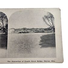 Great Flood of 1913, Dayton Ohio, Destruction of the Fourth Street Bridge picture