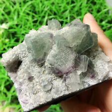 375g NATURAL FLUORITE Quartz Crystal Mineral Specimen picture
