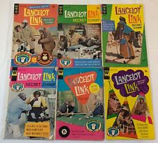 tv show comics LANCELOT LINK #1 2 3 4 5 6 ~ low grade picture