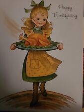 A Heartland Classic Autumn Cutties Thanksgiving Card Vintage picture