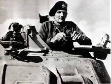 General Bernard Montgomery a turret a tank during advance El Al- 1942 Old Photo picture