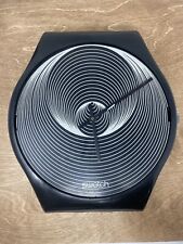 Vintage XL SWATCH Giant Watch Dial Wall Clock -Black Spiral Pop Art picture