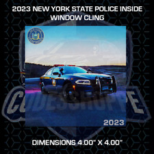 2023 New York State Police NYSP Patrol Car Inside Window Decal Removable Sticker picture