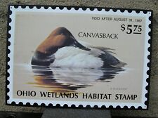 Ohio Wetlands Habitat Stamp Metal Sign 16
