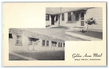 c1930's Golden Arrow Motel Wolf Point Montana MT Unposted Vintage Postcard picture