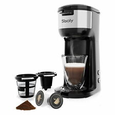 Sboly Simply Brew Coffee Maker Single-Serve K-Cup & Grounds 14OZ Self-Cleaning picture