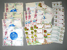 Vintage Gift Tag Labels Self Adhesive All Occasion American Lung Assoc Lot Stick picture