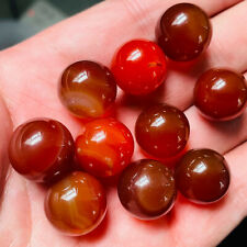 10pc top Natural carnelian Quartz Sphere Crystal Ball Healing 15mm picture