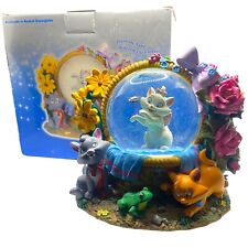Disney Snow Globe Aristocats in Basket Plays Waltz of the Flowers #95520 picture