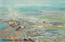1964 WA  Weyerhaeuser Co Largest in World Mill Lumber Industry postcard D35 picture