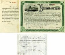 Standard Oil Trust issued to and signed by W.H. Beardsley - Stock Certificate -  picture