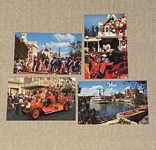 Vintage Walt Disney World Postcard Lot Of 5 Plus Souvenir Bag picture