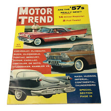 Motor Trend Magazine December 1956 New 1957 Full Tests Nash Hudson Ford Chevy picture