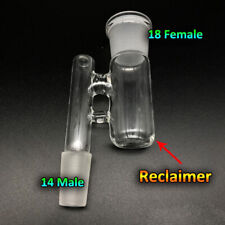 Reclaim Ash Catcher Drop Down Glass Adapter 14mm Male to 18mm Female Lab Glass picture