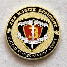 USMC US MARINE CORPS - 3rd MARINE REGIMENT Challenge Coin picture