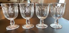 ￼ Vintage Water Goblets Provincial Clear I Noritake Set Of 4 picture