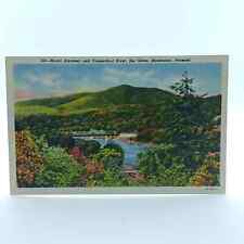 Postcard Dr Jim Stamps Mount Ascutney And Connecticut River Green Mountains Vt picture
