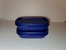 New TUPPERWARE My Lunch Inner Containers SET OF 2 Blue 4 OZ Free US Shipping  picture