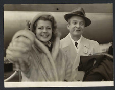 HOLLYWOOD RITA HAYWORTH AND HER HUSBAND VINTAGE 1958 ORIGINAL PHOTO picture