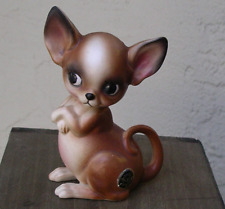 Tea Cup Chihuahua Puppy Josef Originals Big Eyes Figurine Dog Vintage picture