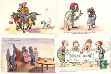 AFRICA Artist Signed HUMOR SATIRE 37 Vintage Postcards pre-1940 (L3834) picture