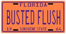 John D. MacDonald Travis Mcgee BUSTED FLUSH 1964 FL License plate picture