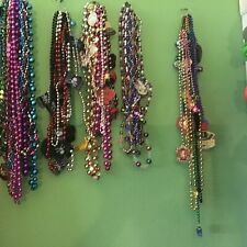 Lot of Mardi Gras Beads Pendants Hurricane Katrina Beer Gasparilla Medallions picture