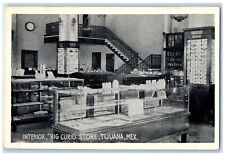 c1930's Interior Big Curio Store Tijuana Mexico Vintage Unposted Postcard picture
