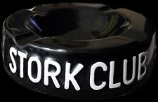Original Stork Club NYC Black White Ceramic Ashtray 5