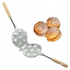 Russian Metal Mold Form Ussr Pastry Oreshki Sweet Maker Cookie Walnut Pan Орешки picture