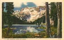 Willard Linen Postcard T.J. Lake Mammoth Lakes CA Upper Lakes Basin Mono County picture