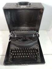 Vintage Remington Rand Deluxe Noiseless Portable Manual Typewriter with Case picture
