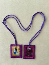 Purple Scapular (Scapular of Benediction and Protection) wearable size picture