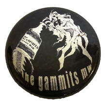 The Gammits MW Make War Button Pinback Music 1 inch Small 2004 Hat Lapel Pin picture