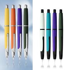 MAJOHN A2 Press Fountain Pen Retractable EF Nib Resin Writing Office Ink PenYudL picture