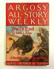 Argosy Part 3: Argosy All-Story Weekly Oct 16 1920 Vol. 126 #3 VG picture
