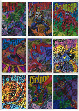 1995 Marvel Pepsi Cards PRISM 9 Card Full SET SPIDERMAN IRON MAN HULK Reprint picture