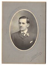 Old Cabinet Photo Man Identified as Wilmer L Hertzog of Geiger Mills Berks Co PA picture